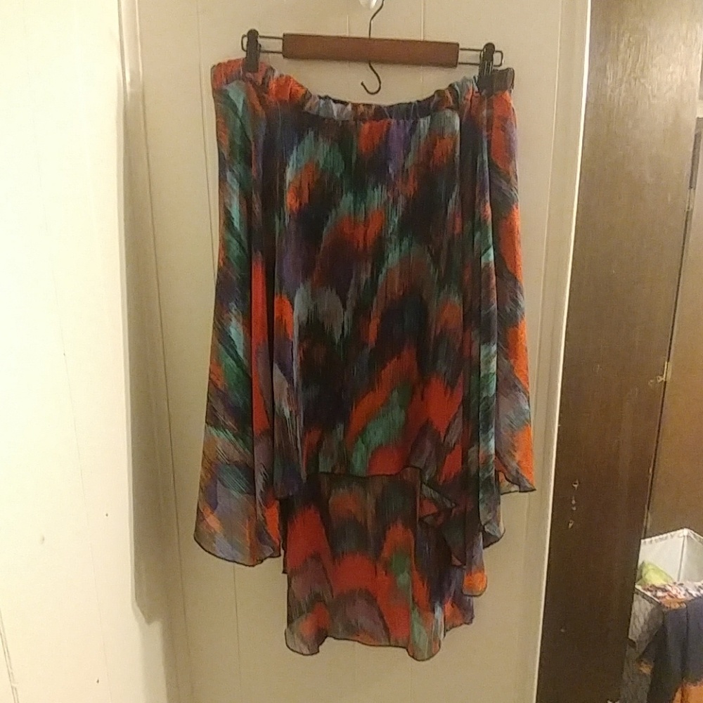 Multi Colored Gorgeous Flowy Skirt